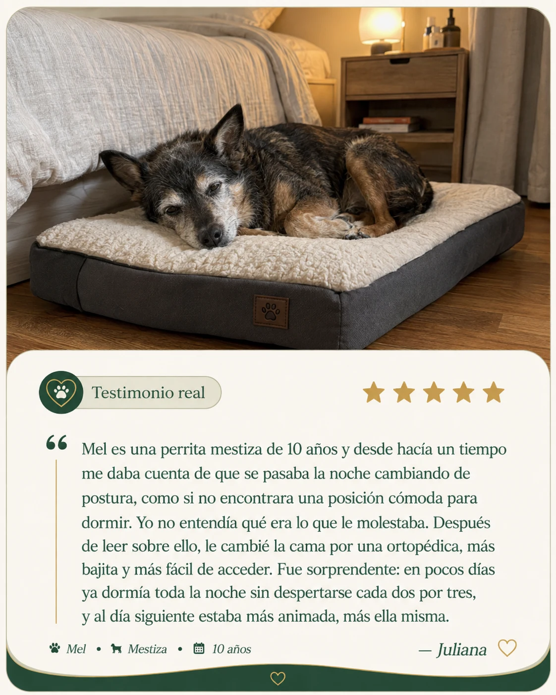 Testimonio de Juliana sobre Mel